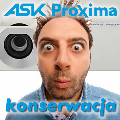 Konserwacja projektora Ask Proxima